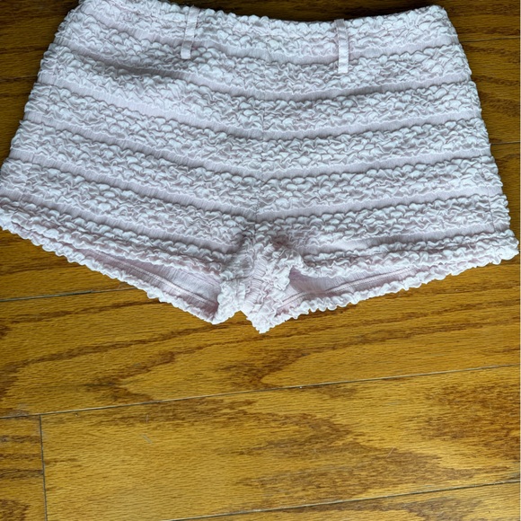Revolve Lioness Pink Ruffle Shorts - Picture 2 of 4